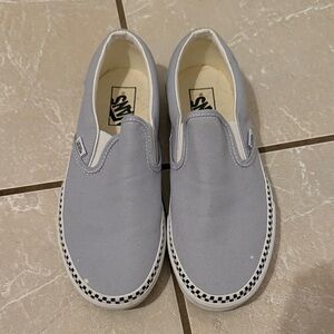 Vans Light Gray Slip-On Shoes
